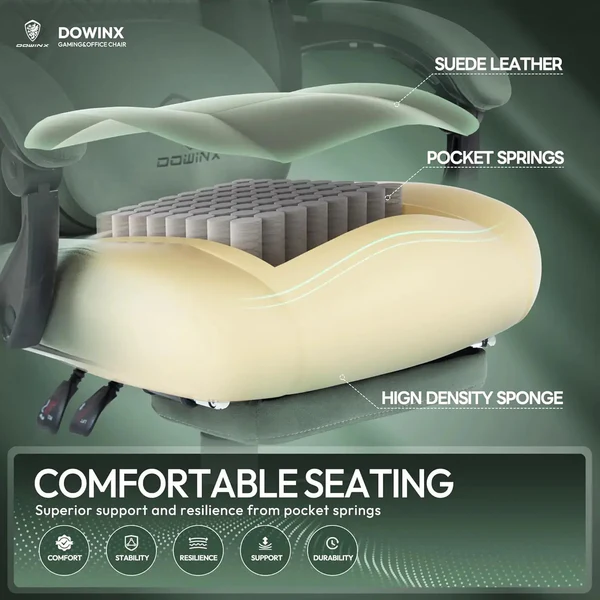Dowinx HEATED MASSAGE SERIES MB38 GREEN (Fabric) 2