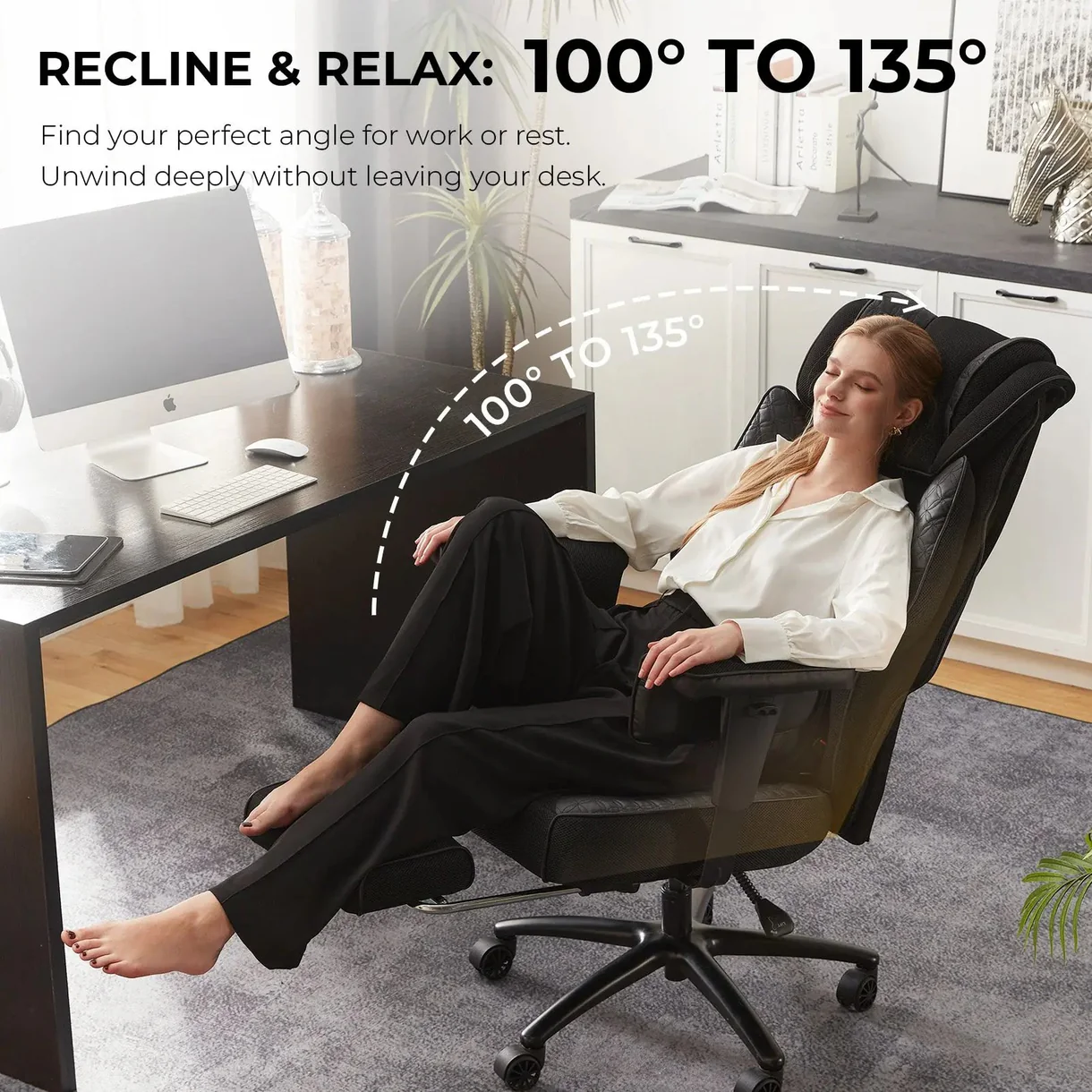 Dowinx Office Sofa Chair QL-66B3 Black 6