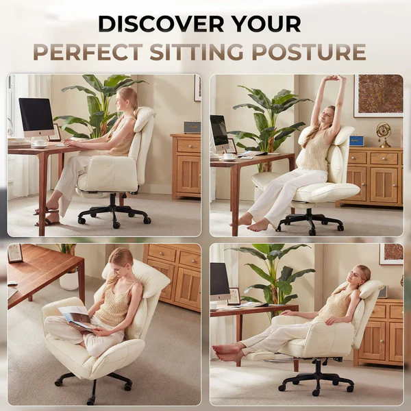 CROSS LEG OFFICE SERIES 66B2 (Cream) 3