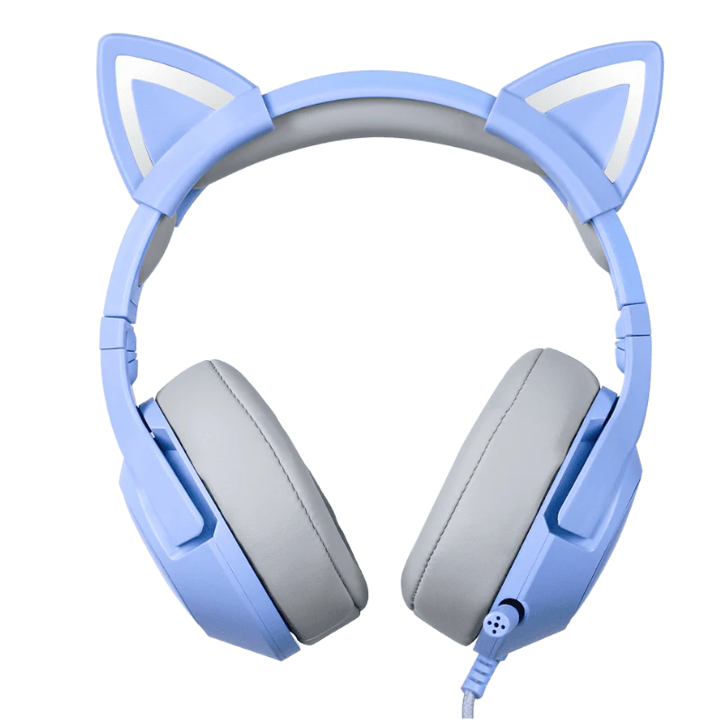 ONIKUMA K9 RGB Stereo Gaming Headset with Cat Ears for PS4, Xbox, PC and Switch