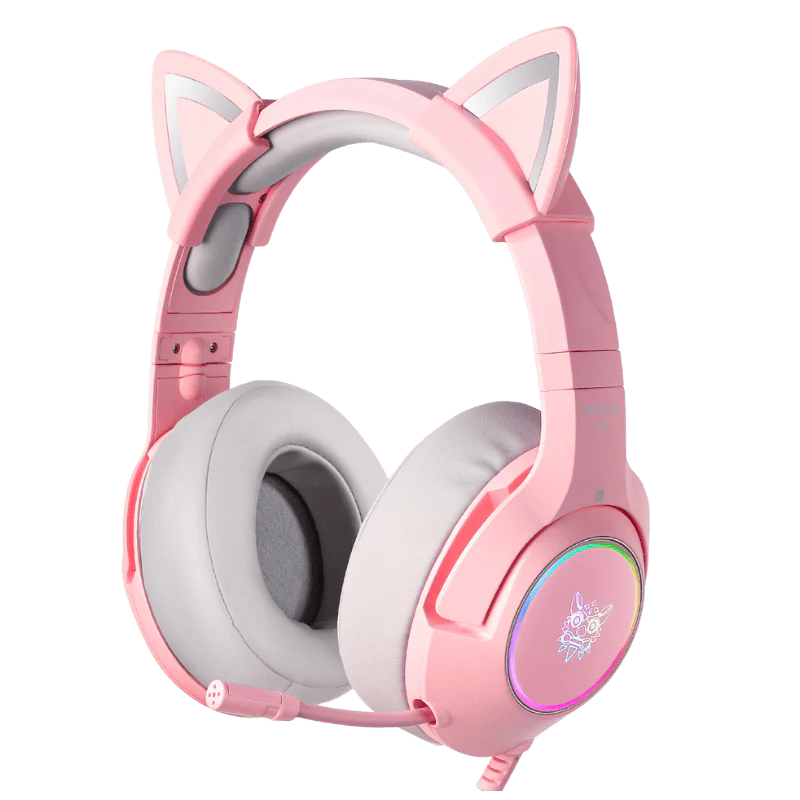 ONIKUMA K9 RGB Stereo Gaming Headset with Cat Ears for PS4, Xbox, PC and Switch 5