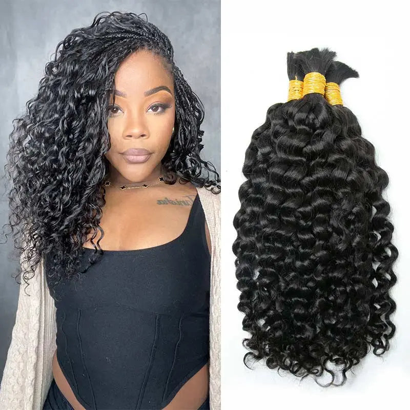 Eayon Hair Water Wave Bulk Human Hair For Braiding 6