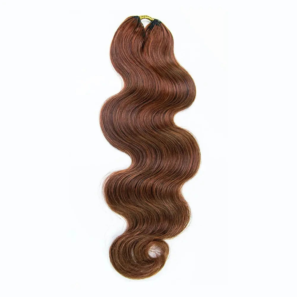 Eayon Hair 4 Dark Brown Body Wave Crochet Human Hair Extensions 7