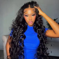 Geeta Hair $179 26Inch 180% Density Body Wave Lace Frontal Wig Upgrade Invisi Drawstring Glueless Wigs 3