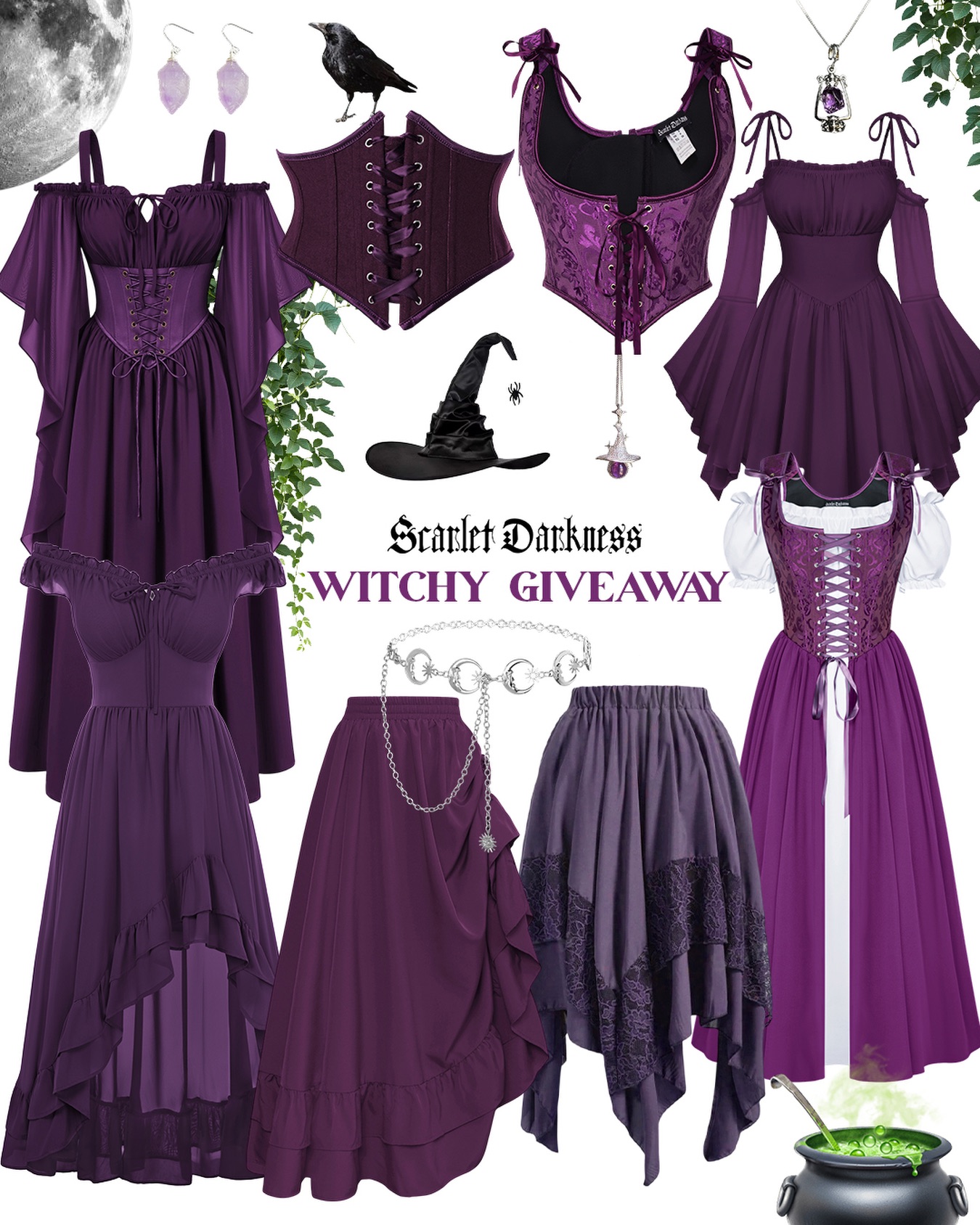 Scarlet Darkness Bestselling "Dark & Magic" Party Set 2026 6